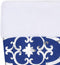 vidaXL - Kerstboomrok - luxe - met - sok - 122 - cm - stof - blauw