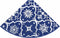 vidaXL - Kerstboomrok - luxe - met - sok - 122 - cm - stof - blauw