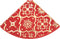 vidaXL - Kerstboomrok - luxe - met - sok - 122 - cm - stof - rood