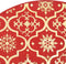 vidaXL - Kerstboomrok - luxe - met - sok - 122 - cm - stof - rood