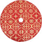 vidaXL - Kerstboomrok - luxe - met - sok - 122 - cm - stof - rood
