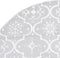 vidaXL - Kerstboomrok - luxe - met - sok - 122 - cm - stof - wit