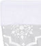 vidaXL - Kerstboomrok - luxe - met - sok - 122 - cm - stof - wit