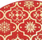 vidaXL - Kerstboomrok - luxe - met - sok - 150 - cm - stof - rood