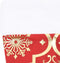 vidaXL - Kerstboomrok - luxe - met - sok - 150 - cm - stof - rood