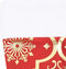 vidaXL - Kerstboomrok - luxe - met - sok - 150 - cm - stof - rood