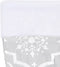vidaXL - Kerstboomrok - luxe - met - sok - 150 - cm - stof - wit