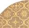 vidaXL - Kerstboomrok - luxe - met - sok - 90 - cm - stof - geel