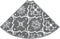 vidaXL - Kerstboomrok - luxe - met - sok - 90 - cm - stof - grijs