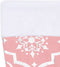 vidaXL - Kerstboomrok - luxe - met - sok - 90 - cm - stof - roze