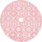 vidaXL - Kerstboomrok - luxe - met - sok - 90 - cm - stof - roze