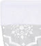 vidaXL - Kerstboomrok - luxe - met - sok - 90 - cm - stof - wit
