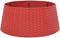 vidaXL - Kerstboomrok - Ø56x23 - cm - kunststof - rood