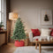 vidaXL - Kerstboomrok - Ø56x23 - cm - kunststof - rood
