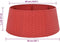 vidaXL - Kerstboomrok - Ø56x23 - cm - kunststof - rood