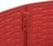 vidaXL - Kerstboomrok - Ø56x23 - cm - kunststof - rood