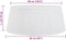 vidaXL - Kerstboomrok - Ø56x23 - cm - kunststof - wit