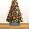 vidaXL - Kerstboomrok - Ø65x19,5 - cm - bruin