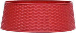 vidaXL - Kerstboomrok - Ø65x19,5 - cm - rood
