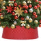 vidaXL - Kerstboomrok - Ø65x19,5 - cm - rood