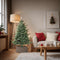 vidaXL - Kerstboomrok - Ø65x23 - cm - kunststof - bruin