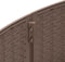 vidaXL - Kerstboomrok - Ø65x23 - cm - kunststof - bruin