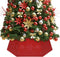 vidaXL - Kerstboomrok - Ø68x25 - cm - rood