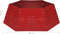 vidaXL - Kerstboomrok - Ø68x25 - cm - rood