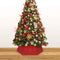 vidaXL - Kerstboomrok - Ø68x25 - cm - rood