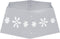 vidaXL - Kerstboomrok - Ø68x25 - cm - zilverkleurig - en - wit