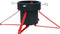 vidaXL - Kerstboomstandaard - 46x46x19 - cm - groen - en - rood