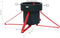 vidaXL - Kerstboomstandaard - 46x46x19 - cm - groen - en - rood
