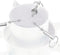vidaXL - Kerstboomstandaard - 47x47x13,5 - cm - wit