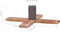 vidaXL - Kerstboomstandaard - 54x54x16 - cm