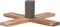 vidaXL - Kerstboomstandaard - 54x54x16 - cm