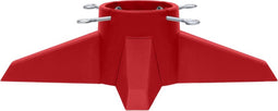 vidaXL - Kerstboomstandaard - 55,5x55,5x15 - cm - rood