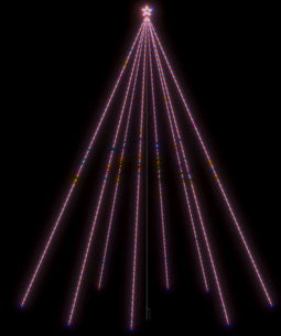 vidaXL - Kerstboomverlichting - 1300 - LED's - binnen/buiten - 8 - m - meerkleurig
