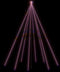 vidaXL - Kerstboomverlichting - 1300 - LED's - binnen/buiten - 8 - m - meerkleurig