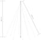 vidaXL - Kerstboomverlichting - 1300 - LED's - binnen/buiten - 8 - m - koudwit