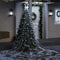 vidaXL - Kerstboomverlichting - 320 - koudwitte - LED's - 375 - cm