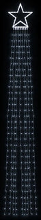 vidaXL - Kerstboomverlichting - 320 - koudwitte - LED's - 375 - cm