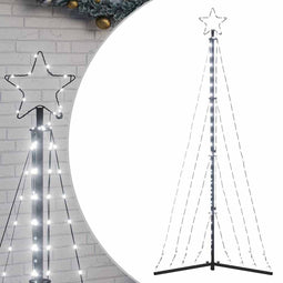 vidaXL - Kerstboomverlichting - 339 - koudwitte - LED's - 180 - cm