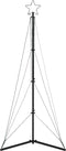 vidaXL - Kerstboomverlichting - 363 - koudwitte - LED's - 180 - cm