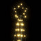 vidaXL - Kerstboomverlichting - 363 - warmwitte - LED's - 180 - cm