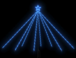 vidaXL - Kerstboomverlichting - 400 - LED's - binnen/buiten - 2,5 - m - blauw