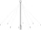 vidaXL - Kerstboomverlichting - 400 - LED's - binnen/buiten - 2,5 - m - blauw