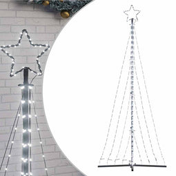 vidaXL - Kerstboomverlichting - 447 - koudwitte - LED's - 250 - cm