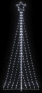 vidaXL - Kerstboomverlichting - 447 - koudwitte - LED's - 250 - cm