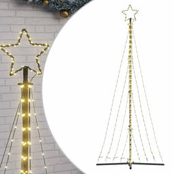 vidaXL - Kerstboomverlichting - 447 - warmwitte - LED's - 250 - cm
