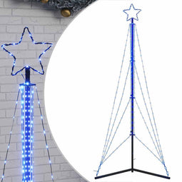 vidaXL - Kerstboomverlichting - 483 - blauwe - LED's - 240 - cm